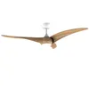 Image de Cecotec - Ventilateur de Plafond avec Lumière EnergySilence Aero 5295 WhiteWood - 40 W Diamètre 137 cm 3 Pales