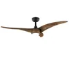 Image de Cecotec - Ventilateur de Plafond avec Lumière EnergySilence Aero 5295 DarkWood - 40 W Diamètre 137 cm 3 Pales