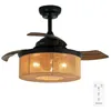Image de Ventilateur de plafond invisible Cecotec EnergySilence Aero 3600 style naturel avec éclairage moteur CC 25 W lumière LED 3
