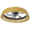 Image de Cecotec - Ventilateur de Plafond avec Lumière EnergySilence LampAero 600 Natural Design - 20 W Diamètre 43 cm Lampe LED