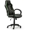 Image de Fauteuil de Bureau réglabe et inclinable Formula Vert tapissé en Similicuir et Tissu Maille