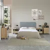 Image de marcKonfort Tête de lit tapissée Creta 140x60cm gris
