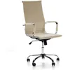 Image de Fauteuil de Bureau Londres inclinable Taupe Cuir synthétique