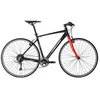 Image de Vélo de route Wolfbike Vulture R2 manillar plano 8v - Shimano Claris R2000 - noir/rouge - Noir - 47