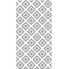 Image de Tapis Vinyle Panorama Carrés Gris 60x250 cm - Tapis pour Cuisine Bureau et Salon en PVC