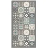 Image de Tapis Vinyle Panorama Carreaux Ciments Bleu 120x170 cm - Tapis pour Cuisine Bureau et Salon en PVC