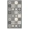 Image de Tapis Vinyle Panorama Carreaux Ciments Gris 80x250 cm - Tapis pour Cuisine Bureau et Salon en PVC