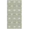 Image de Tapis Vinyle Panorama Lignes dÉtoiles Vertes 40x80 cm - Tapis pour Cuisine Bureau et Salon en PVC