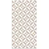Image de Tapis Vinyle Panorama Géométrie Rose 60x110 cm - Tapis pour Cuisine Bureau et Salon en PVC