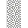 Image de Tapis Vinyle Panorama Géométrie Grise 80x150 cm - Tapis pour Cuisine Bureau et Salon en PVC