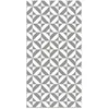 Image de Tapis Vinyle Panorama Géométrie Grise 60x110 cm - Tapis pour Cuisine Bureau et Salon en PVC
