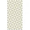 Image de Tapis Vinyle Panorama Géométrie Vert Pastel 80x150 cm - Tapis pour Cuisine Bureau et Salon en PVC