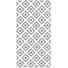 Image de Tapis Vinyle Panorama Carrés Gris 80x300 cm - Tapis pour Cuisine Bureau et Salon en PVC