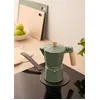 Image de Cafetière italienne - Create - THERA MOKA RETRO - Aluminium - 6 tasses - Vert sauge