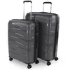 Image de Set Valise Rigide 3 Pièce 161316 Brown Métallique