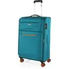 Image de Grande Valise Tissu Roulette 101770 Turquoise