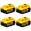 Image de Pack de 4 batteries DeWALT DCB184P4 (18V - 50 Ah)
