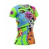Image de T-shirt Running Femme - Otso Chupachups - Warhool - Rouge - Taille S