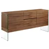Image de Buffet en bois de noyer et verre trempé 3062 ANGEL CERDA