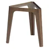Image de Table dangle triangulaire en verre noyer 2107 ANGEL CERDA
