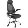 Image de Chaise de bureau - ANGEL CERDA - Pivotante et réglable en hauteur - Noir - L 66 x P 62 x H 117/127 cm
