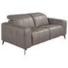 Image de Canapé relax 2 places en cuir avec appuie-tête système électrique et ports USB - 176 x 110 x 98 cm - 6209 ANGEL CERDA