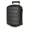 Image de Valise cabine - Roll Road - Valise petit format vol low cost Flex - 40 x 31 x 20 cm - Noir