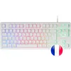 Image de Clavier Gamer - MARS GAMING - MK023 RGB - Rétroéclairage RGB - AZERTY - Blanc
