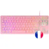 Image de Clavier Gamer - Mars Gaming - MK023 - RGB - Mécanique - Rose