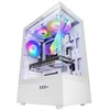 Image de Mars Gaming Mc-xo Semitorre Atx Doble Cristal Templado Ventilador Frgb 120mm Doble Cámara Blanco