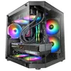 Image de Mars Gaming Mc-3tlite Caja Gaming Microatx Triple Cristal Templado Ventilador Frgb 120mm Negro