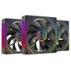 Image de Ventilador suplementario Mars Gaming MF-LINKFINITYKIT2R 120mm 1800RPM Infinity Mirror ARGB PWM