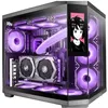 Image de Boîtier PC gaming - MARS GAMING - MC-3TCORELCD - Écran IPS 7.2 - Triple verre trempé - Compatible ATX