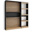 Image de Étagère Bibliothèque Étagère de Rangement 170x25x186cm Salon Salle à manger Bureau Chêne RF2334
