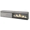 Image de Meuble TV Banc Télé 210 Pour les TV jusquà 80 feu électrique XXL Ciment RF3210