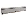 Image de Meuble TV Banc Télé 320x35x57 cm TV grand format Design industriel Ciment RF3627