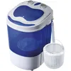 Image de Mini Machine à Laver Portable avec Centrifugeuse pour Camping et les Voyages Briebe WM1111 150W Blanc/Bleu