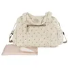 Image de Sac à langer Mimosa Rose - Beige/rose et Beige/vert