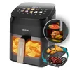 Image de Cecotec Air Fryer Cecofry&Grill Smokin 4500. Friteuse à Air sans Huile Grill Plancha Fonction Fumoir Résistance Double