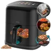 Image de Cecotec Air Fryer Cecofry&Grill SmokinPrime 6500. Friteuse à Air sans Huile Grill Plancha Fonction Fumoir Résistance