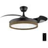 Image de Cecotec Ventilateur de plafond avec lampe EnergySilence Aero 4320 Invisible Wood&Black