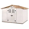 Image de Abri de Jardin en Résine Gardiun Tuscany Evo 280 8 m² 261x309x225 cm Blanc/Beige