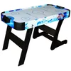 Image de DEVESSPORT Table Air Hockey Sidney Pliable. Design Moderne. Roulettes Rangement Facile. Familial. Dès 8 Ans