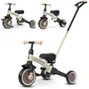 Image de Tricycle évolutif 2 en 1 - QPLAY - Vélo déquilibre - Barre de poussée réglable - Siège rembourré - Châssis en acier