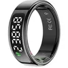 Image de Bague Connectée Fitness PRIXTON Orbyt Touch Écran Analyse du Sommeil/Rythme Cardiaque/Podomètre/Calories Noir Taille 11