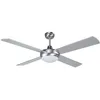Image de Ventilateur de Plafond avec Lumière - Obergozo - CP 77132 - 60W - Argenté