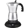 Image de Cafetière moka électrique ORBEGOZO KFE 660 - 3 tasses - Café en grains - Noir Acier inoxydable