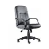 Image de Chaise exécutive - PIQUERAS Y CRESPO - Villa - Ergonomique - Réglable en hauteur - Noir synthétique