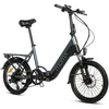 Image de MOMA BIKES - Vélo électrique VAE de ville pliant - SHIMANO 7 vitesses - Batterie Ion Lithium intégrée et amovible de 48V - 13Ah