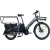 Image de Moma Bikes - Vélo Cargo Electrique LongTail - SHIMANO ALTUS 7vitesses - Batterie 48V13Ah - Autonomie max 90km -Freins Hydrauliques
